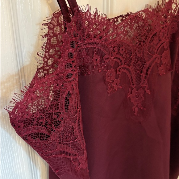 Lulu's Deep Plum Lace Cami - Picture 5 of 6